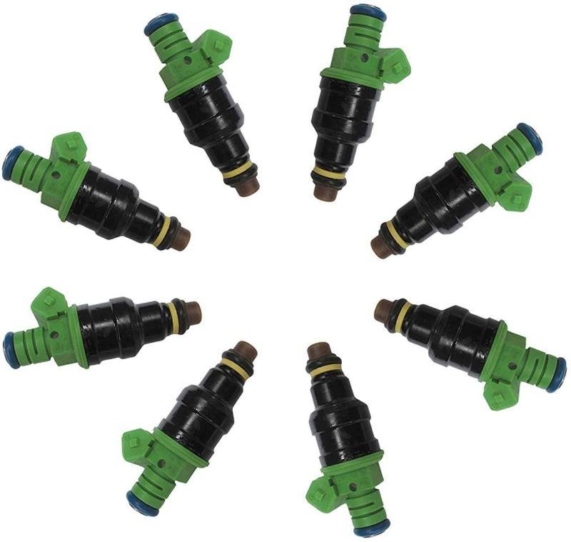 8 Pcs EV1 Fuel Injectors 0280150558 for GM LT1 LS1 LS6 Ford Mustang 42lb 440cc