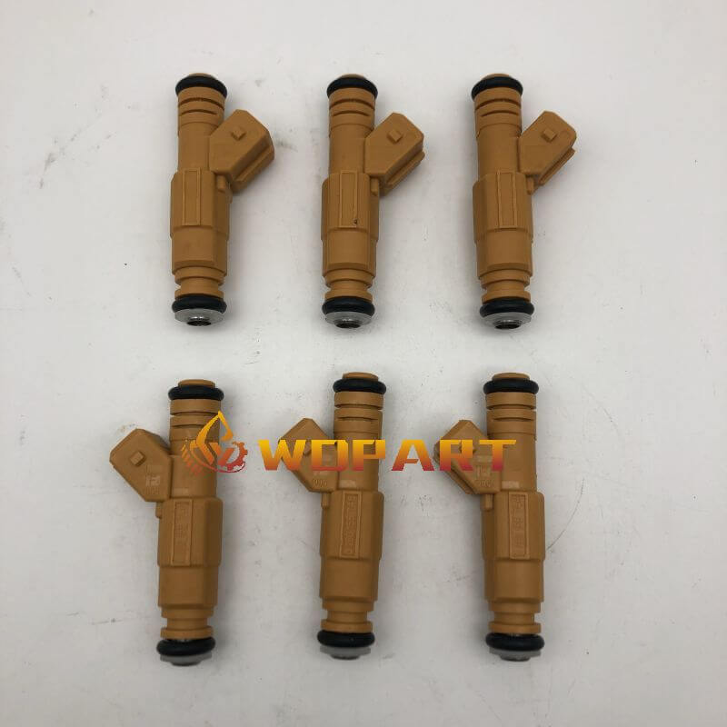 6Pcs Bosch Fuel Injectors 0280155746 for 96-98 Volvo 960 S90 V90 2.9L I6 Jeep 4.0L