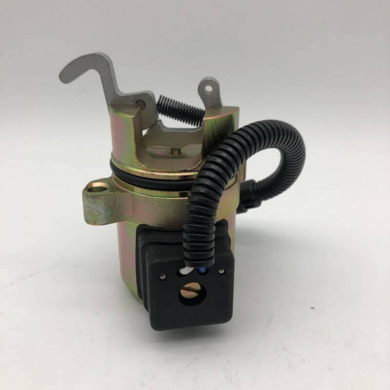 04272956 6686715 Fuel Shutoff Solenoid 12V for Bobcat 883 873 864 863 A300 A250 Replacement