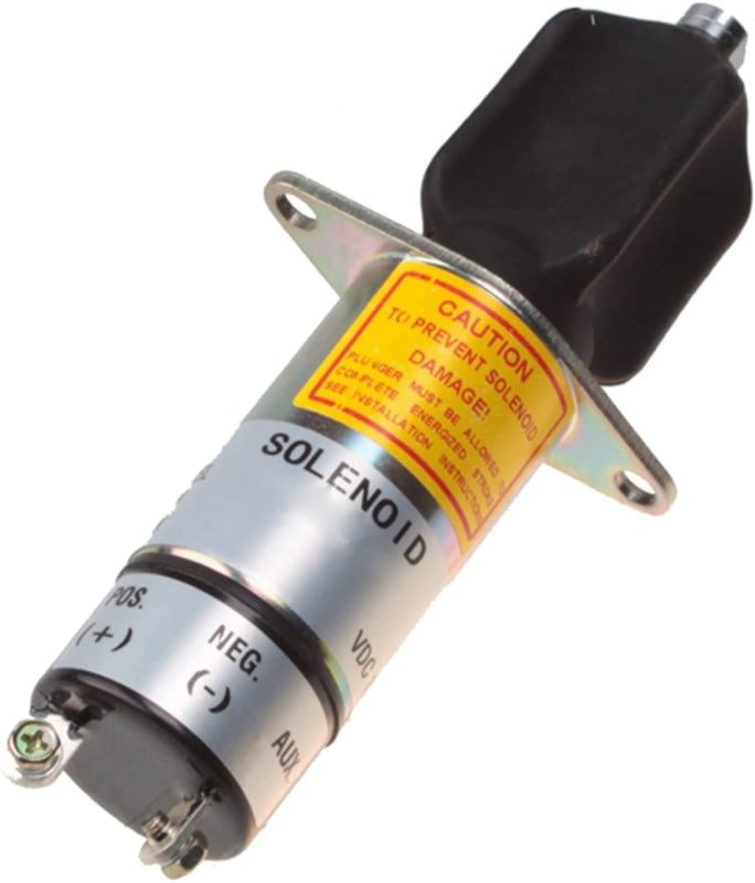 1504-12A7U1B1S2 Diesel Stop Solenoid for Yanmar Woodward 12V 2 Terminals | WDPART