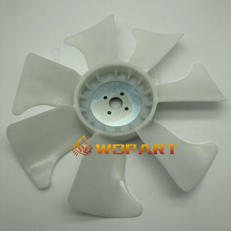 Wdpart Fan Suction 370MM 1628574110 16285-74110 16285-7411-0 for Kubota DF972 D902 D722 WG972