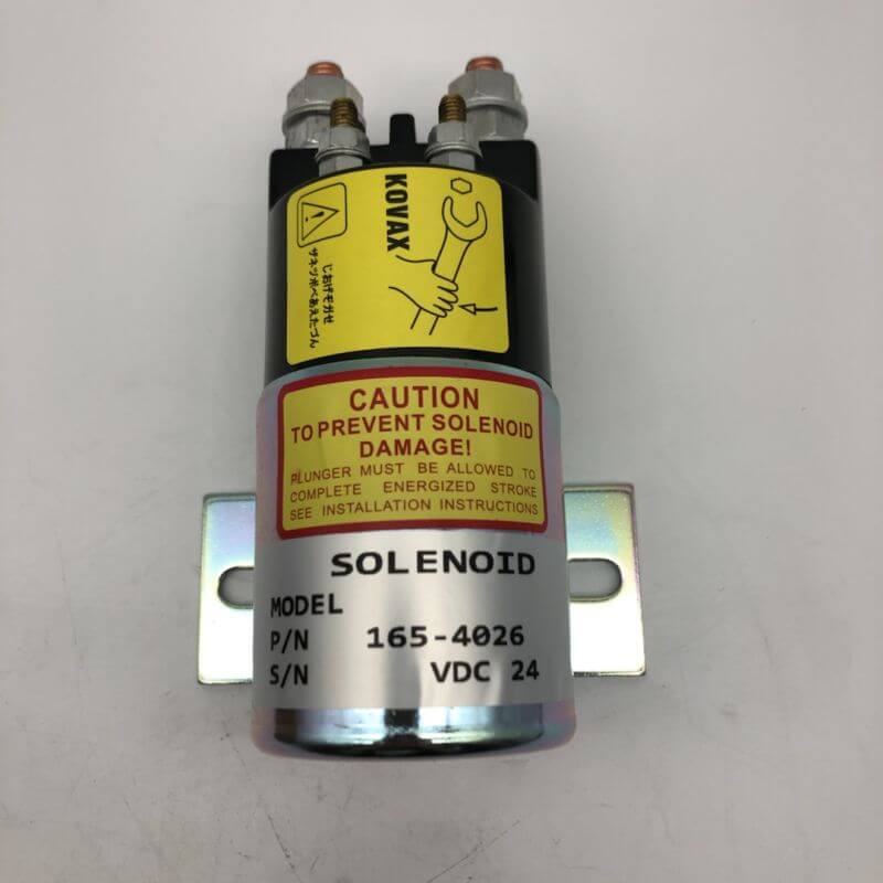 24V Power Solenoid Valve 165-4026 1654026 for CAT E312C E320C E320B Excavator