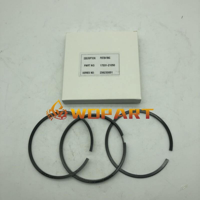 4PCS Piston Ring STD 87MM 17331-21050 17331-21090 for Kubota V2203 D1703 V2403 Bobcat Tractor 753 763 773 7753