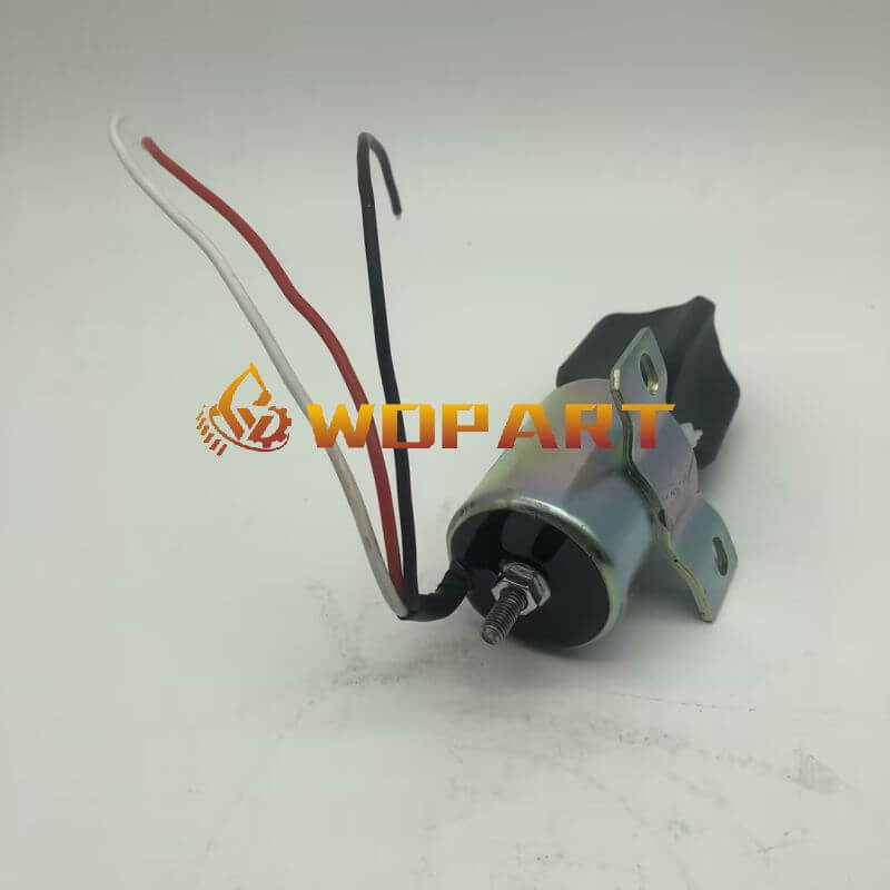 Wdpart 1756ES-12E3ULB1S15 Fuel Stop Solenoid 12V for Woodward Engine 3 Wires