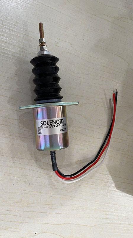 AM124379 AM103337 P610-A1V12 12V Stop Solenoid for John Deere 415 455 F915 F925 F935