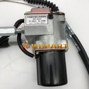 Wdpart 247-5227 E320V2 2475227 Round Throttle Motor with Double Cable Round Plug 5 Pins for Caterpillar 312 E312 E312A Excavator