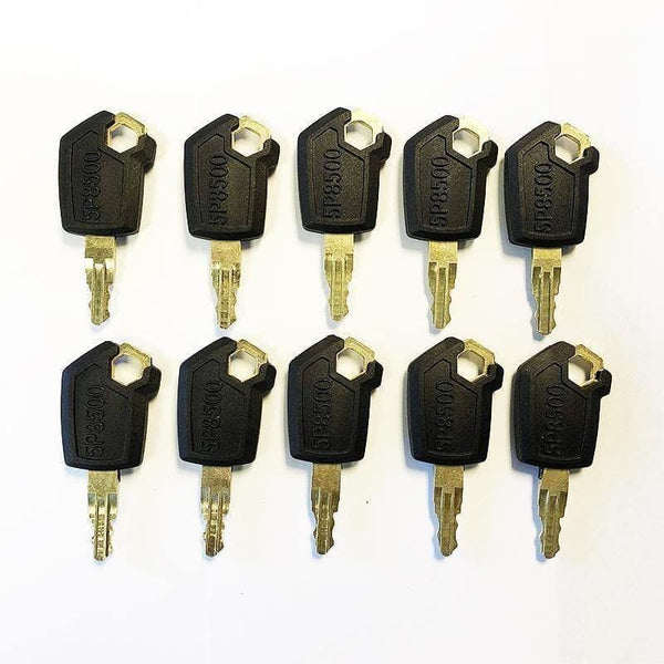10Pcs Ignition Switch Keys 5P-8500 For Caterpillar
