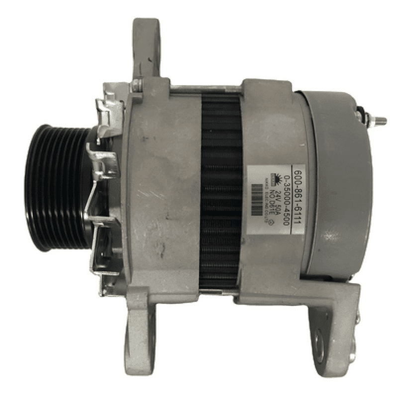 Alternator 600-861-6111 for Komatsu SAA4D107E SAA6D114E SAA6D107E SAA6D102E WA430-6 WA380-6 WA320-6 PC350LC-8 PC350-8 PC300-8 | WDPART