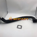 Wdpart 6701151 Exhaust Muffler Pipe with Gasket for Bobcat Skid Steer Loader 763 S185 S150 S160 S175 S130 751 763