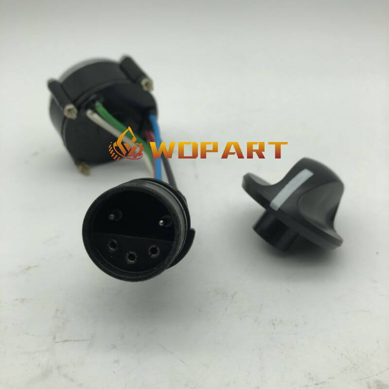 Throttle Rotary Knob Switch 7Y-5465 With Round Plug for CAT Caterpillar 320C 320D E320C E320D Excavator