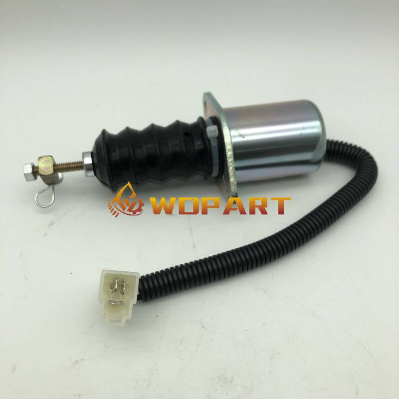 12V Stop Solenoid P610-C5V12 AM882277 AM876416 119629-66801 for John Deere 670 770 870 970 1070 Compact Tractor