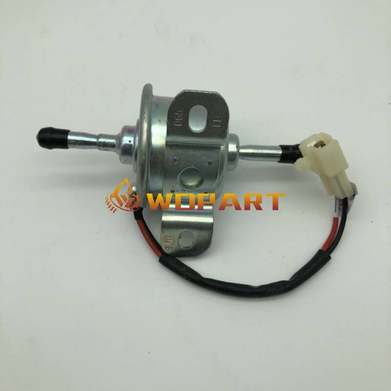 12V Fuel Pump RC601-51350 For Kubota Tractor BX1500 BX22 BX25 M108 M8560 M9960 G2160