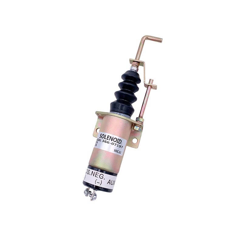 Stop Solenoid 1502-12C2U2B2S1 SA3405T-12 for Syncro-Start Lister Petter 12V with 2 Terminals | WDPART