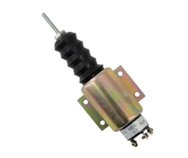 Diesel Stop Solenoid SA-2606-A 2001-12E2U1B2A 12V with 3 Terminals for Woodward 2000 Series | WDPART